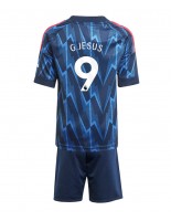 Otroške Nogometnih dresov Arsenal Gabriel Jesus #9 Gostujoči 2025-26 Kratki rokavi (+ hlače)